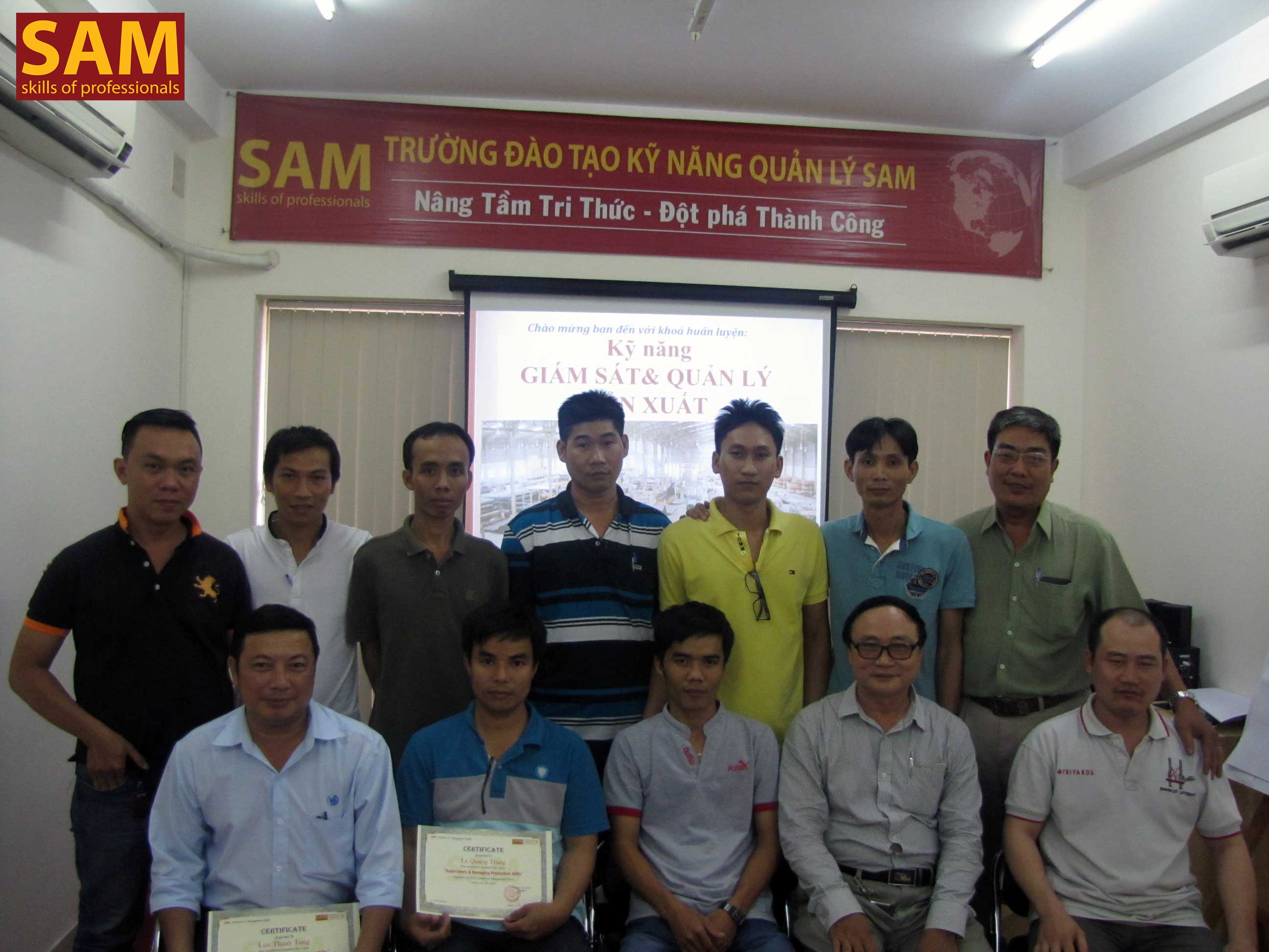 Hình Ảnh Lớp Học Kỹ Năng Giám Sát &amp; Quản Lý Sản Xuất