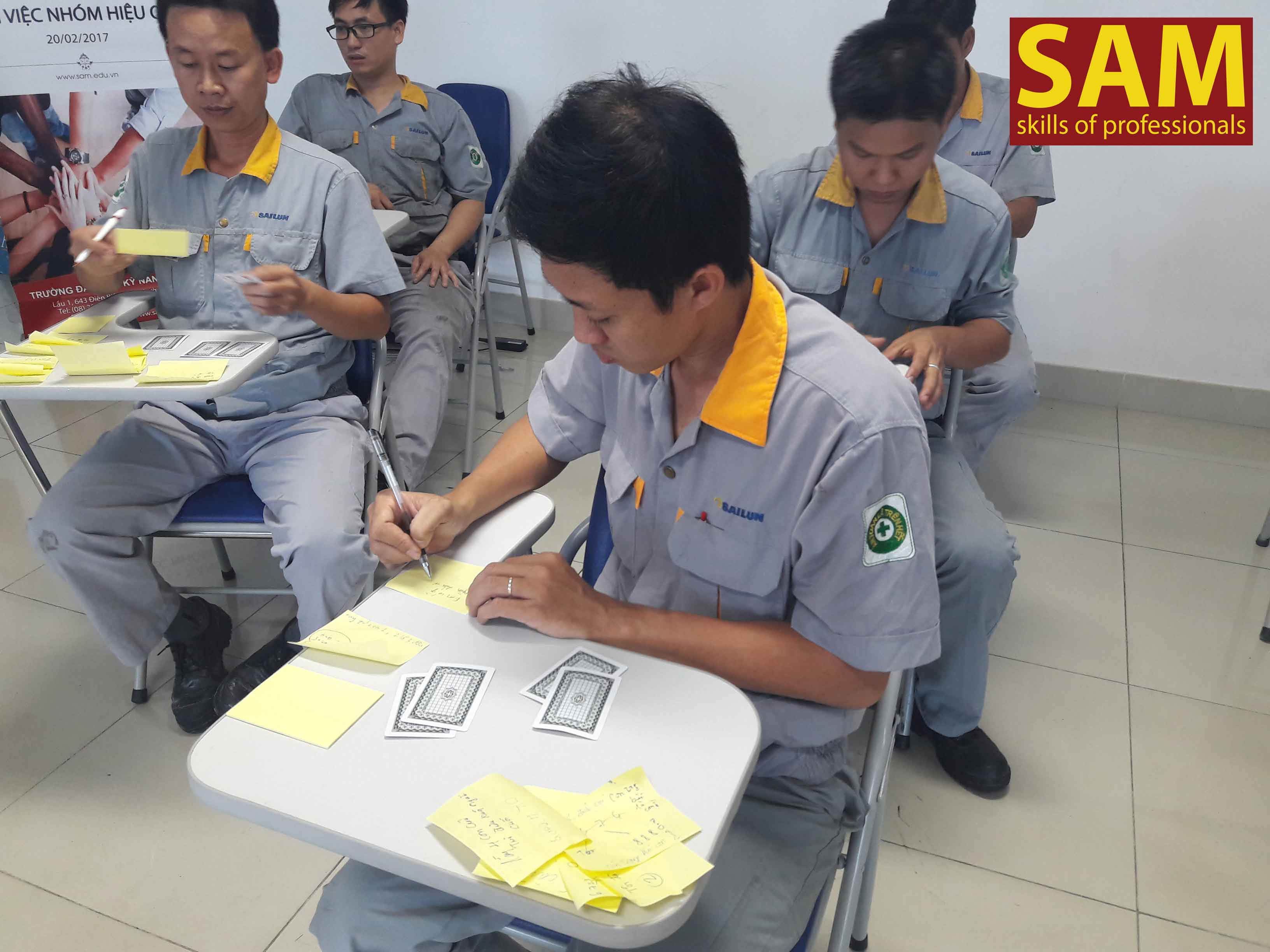 Khóa học Kĩ năng làm việc nhóm tại Công ty Sailun - ảnh 6