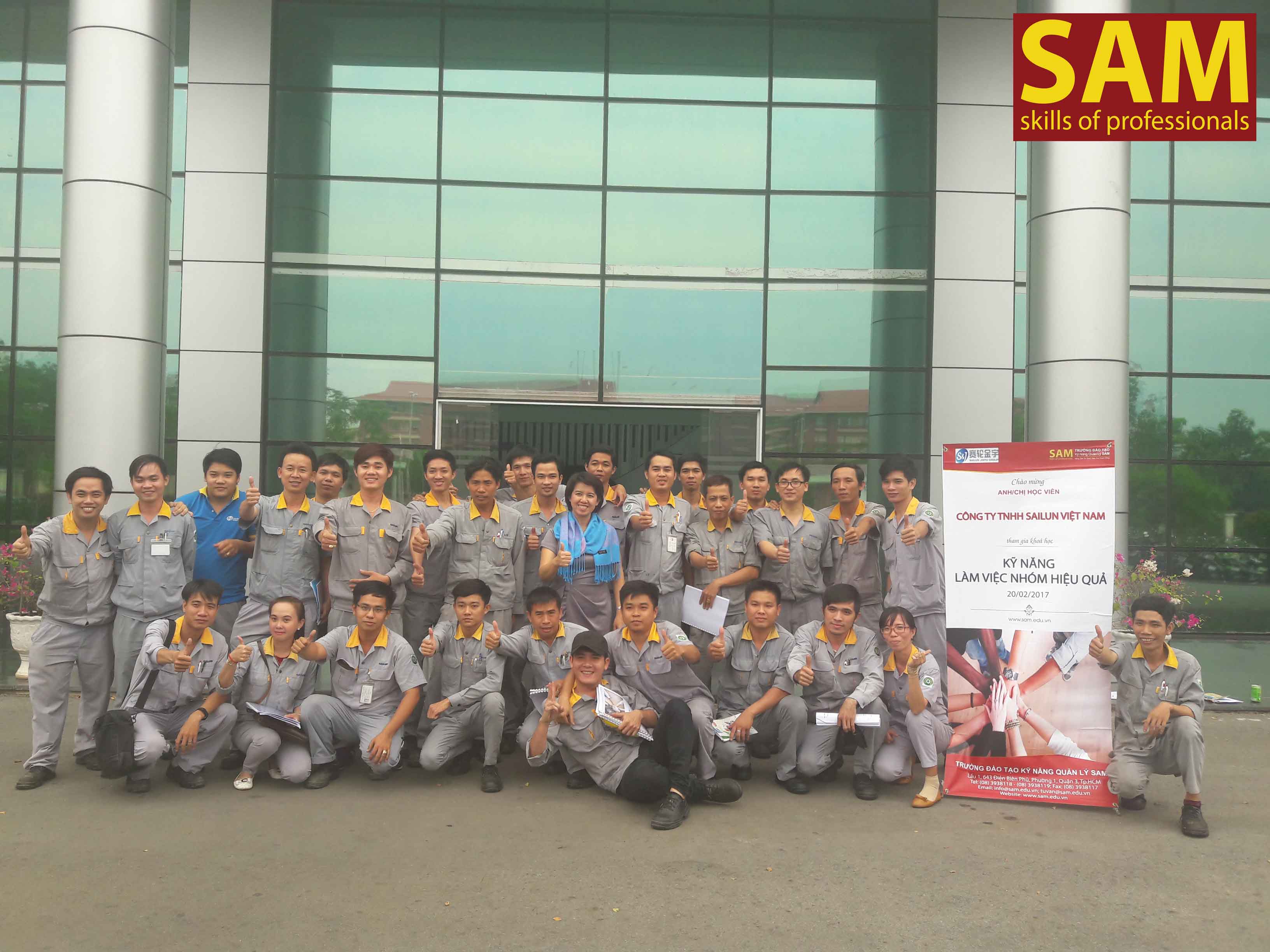 Khóa học Kĩ năng làm việc nhóm tại Công ty Sailun - ảnh 12