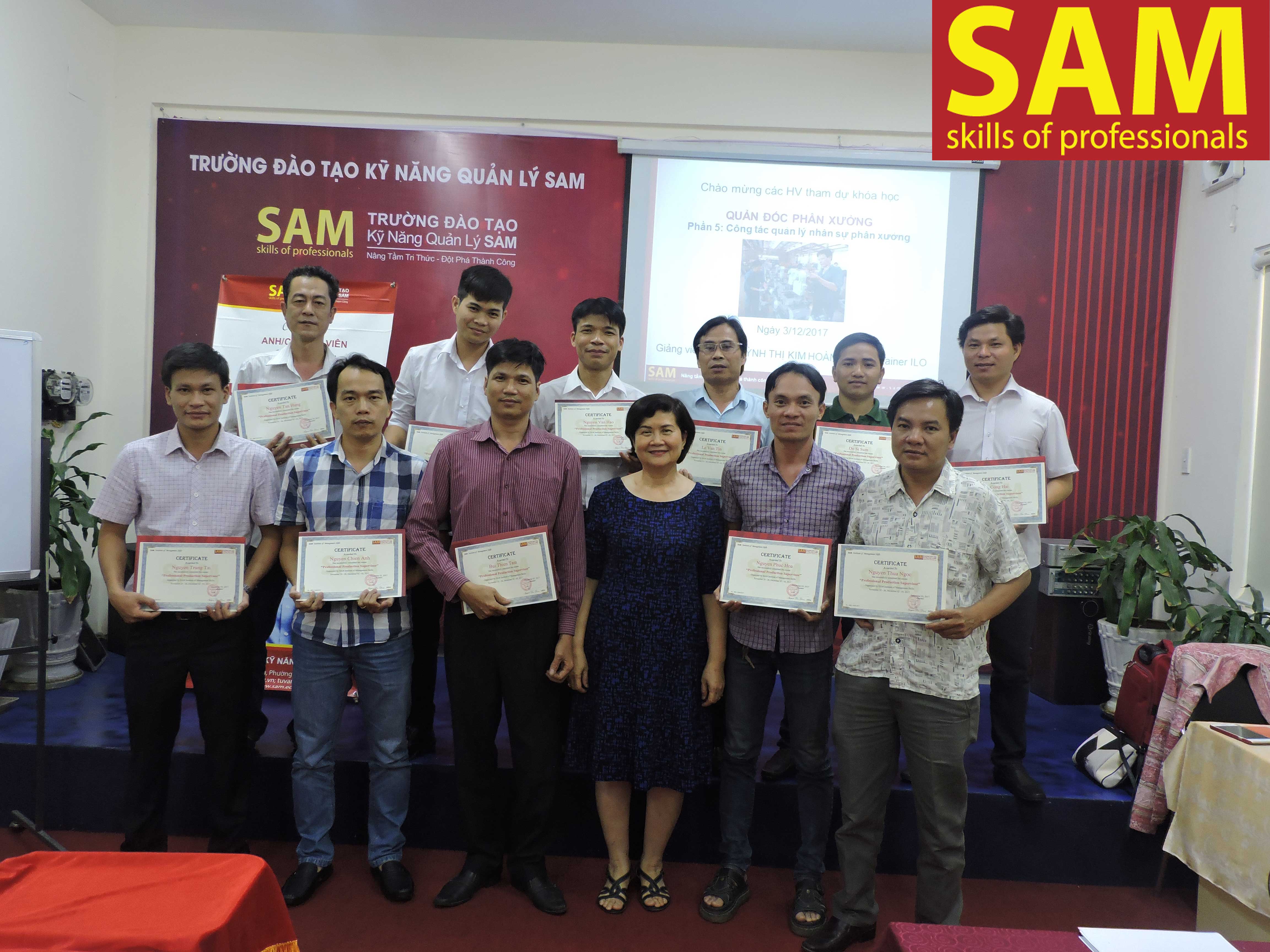 Chương trình đào tạo “Quản đốc Sản xuất chuyên nghiệp – Professional Production Supervisor"  Ngày 25,26/11 - 2,3/12/2017 - ảnh 5