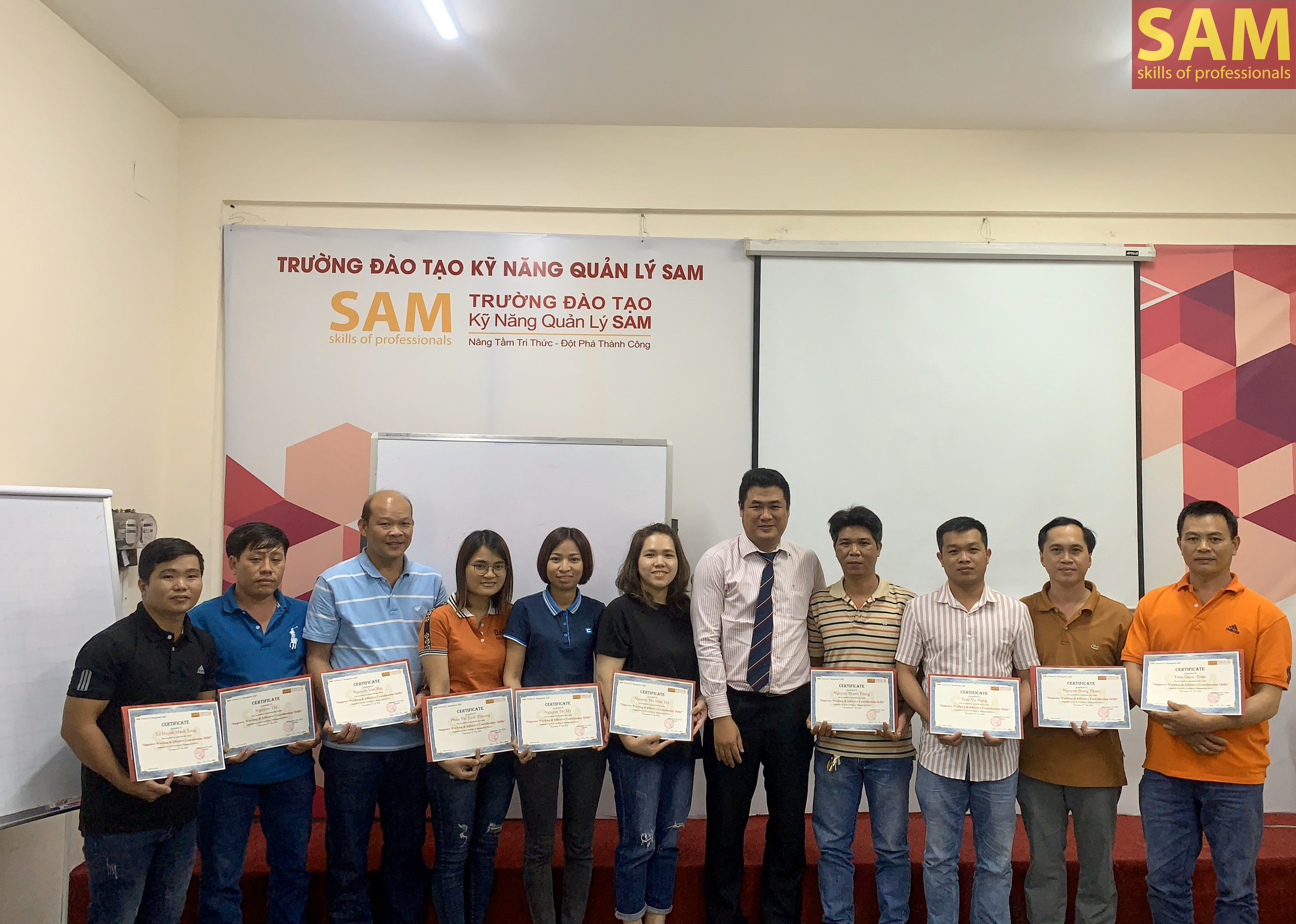 SAM Tổ Chức Thành Công Chương Trình "Nâng Cao Tinh Thần & Làm Việc Nhóm Hiệu Quả"